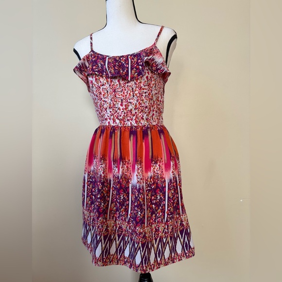 Xhilaration Multicolor Floral Mini Dress - Picture 2 of 14
